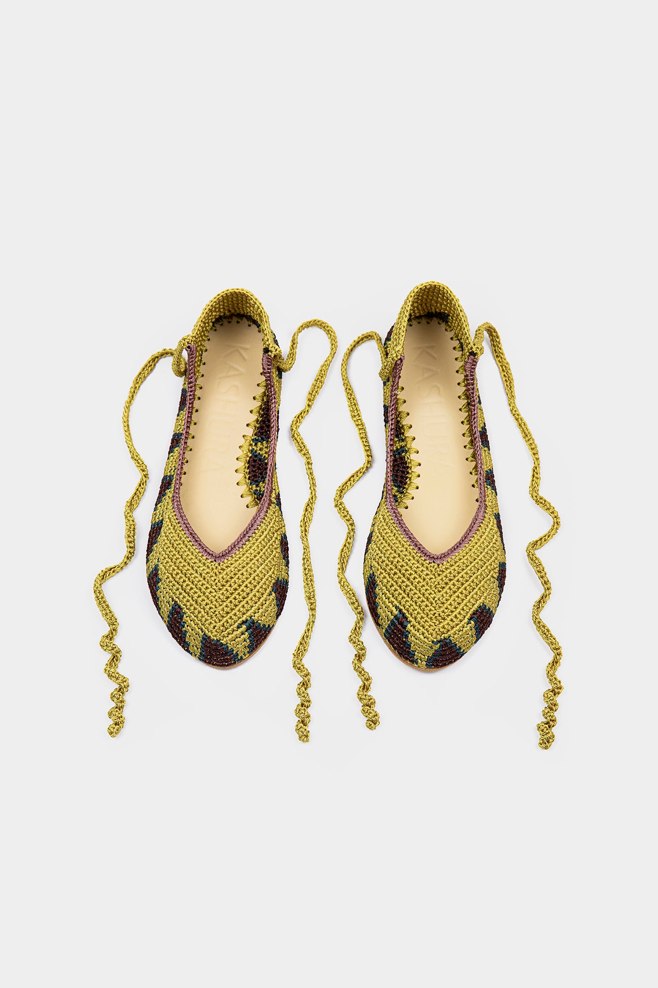 Sandales Ballerina - Jaune Moutarde