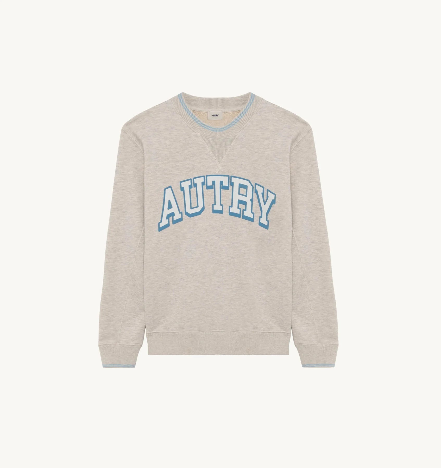 Sweatshirt College - Bleu