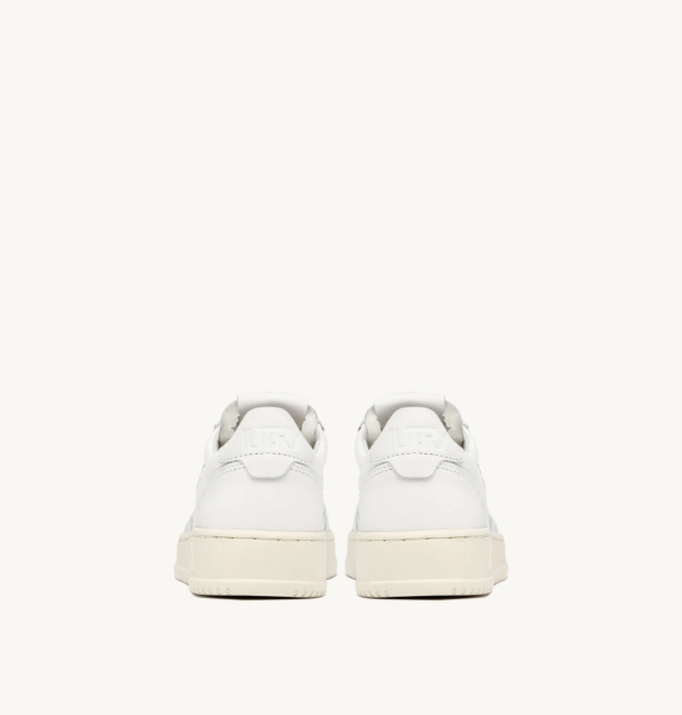 Baskets Medalist Low - Nappa Blanc