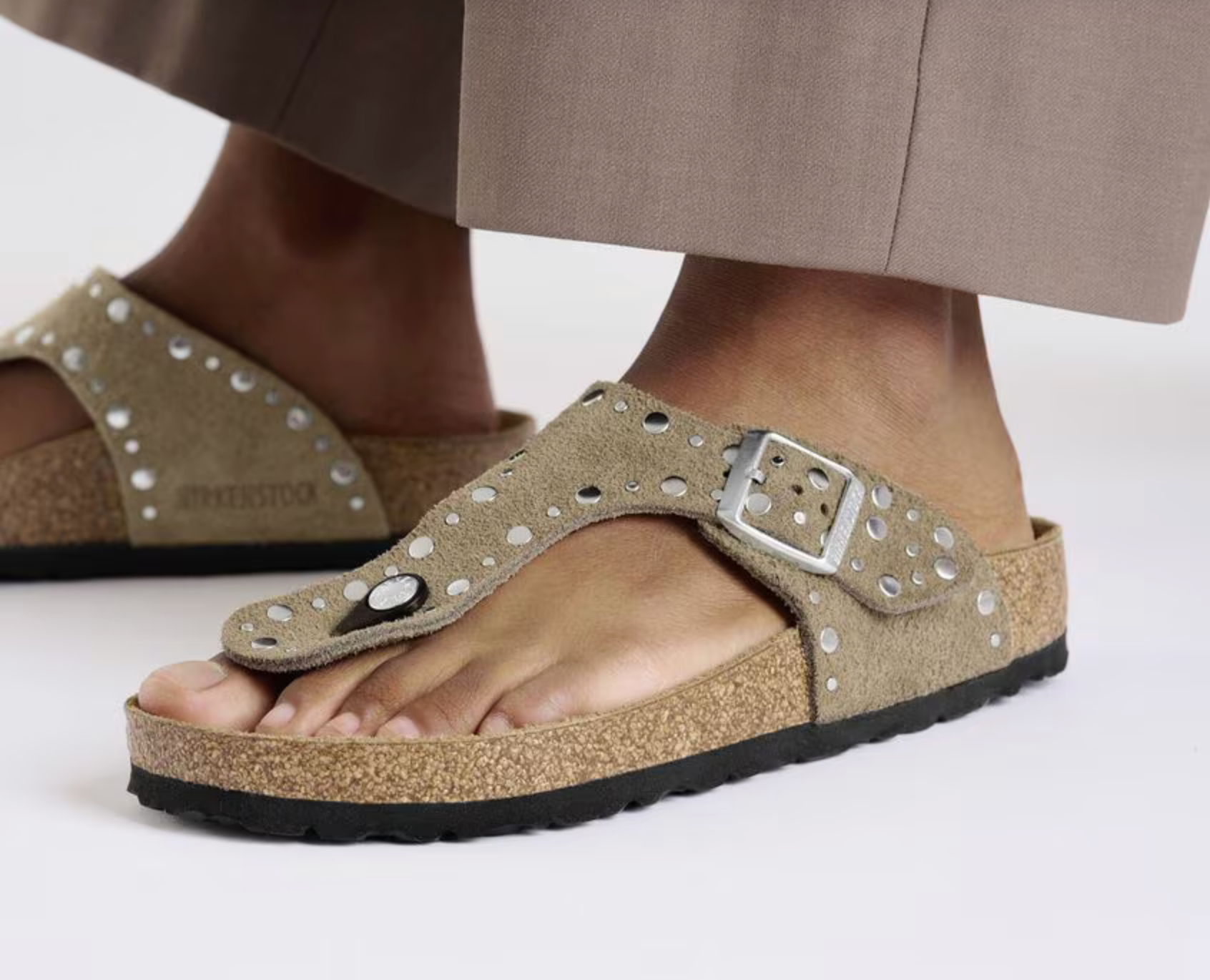 Gizeh Rivet Suède - Taupe