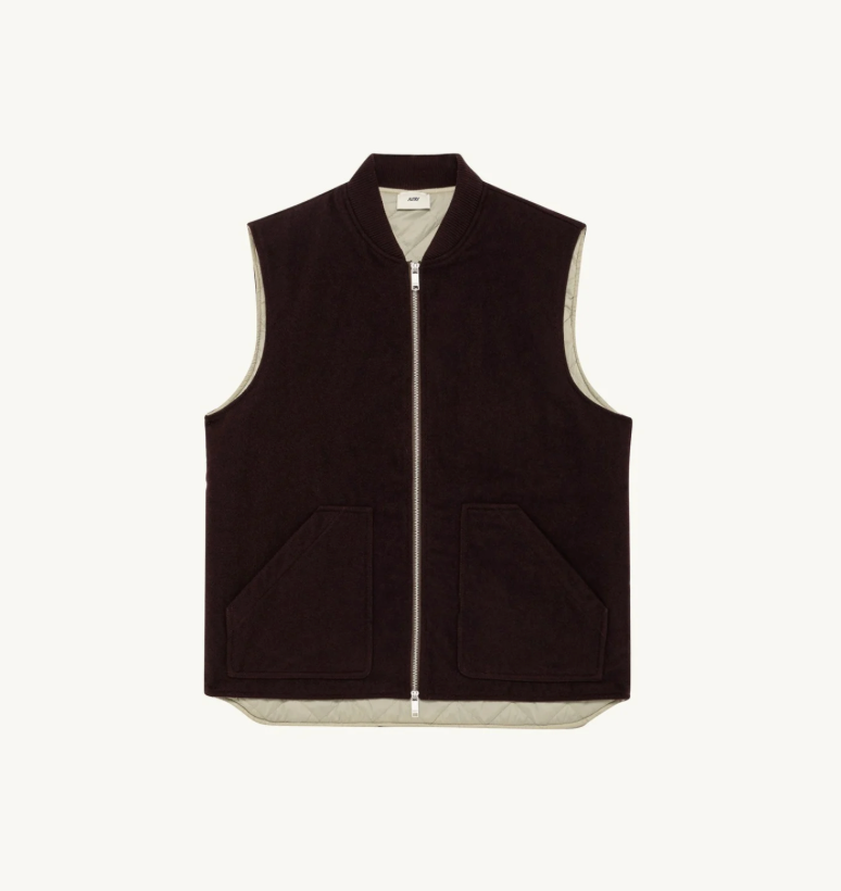 Gilet en Tissu - Bordeaux