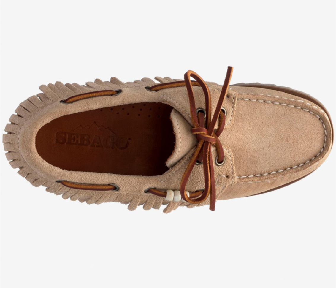 Ranger Suede Fringe - Beige Camel