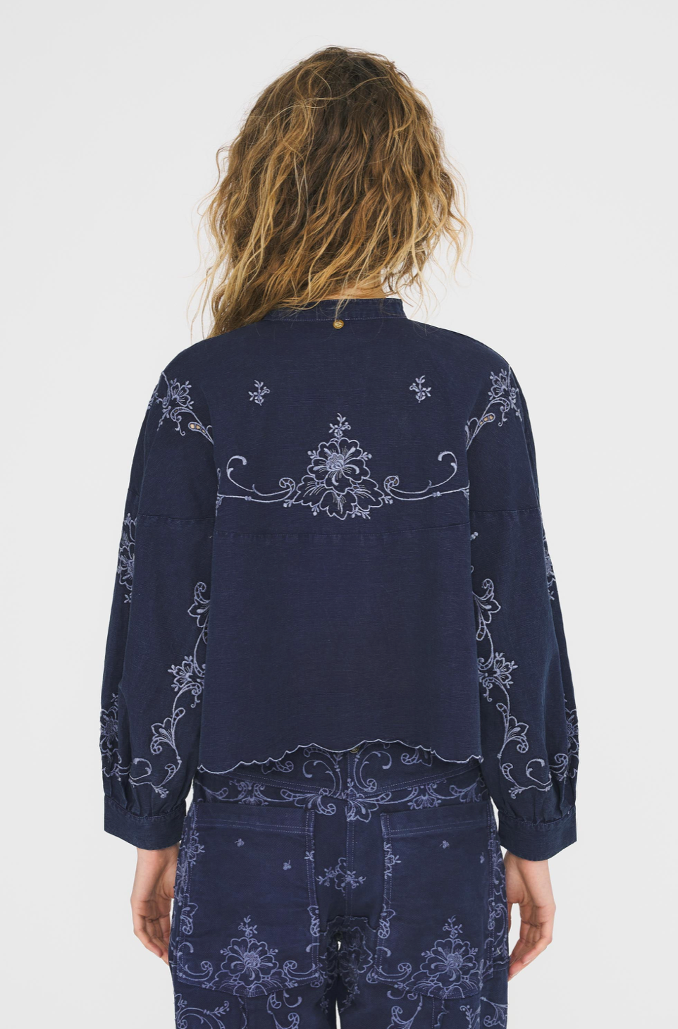 Blouse Carmina- Bleu