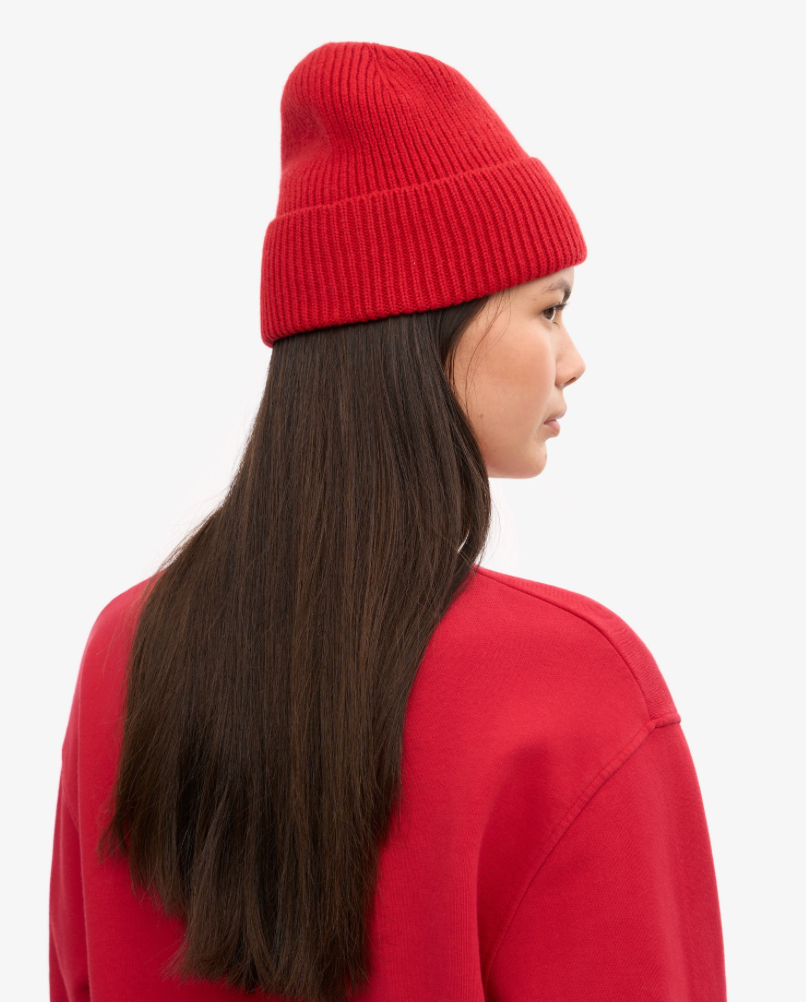 Bonnet en Laine Mérinos - Scarlet Red
