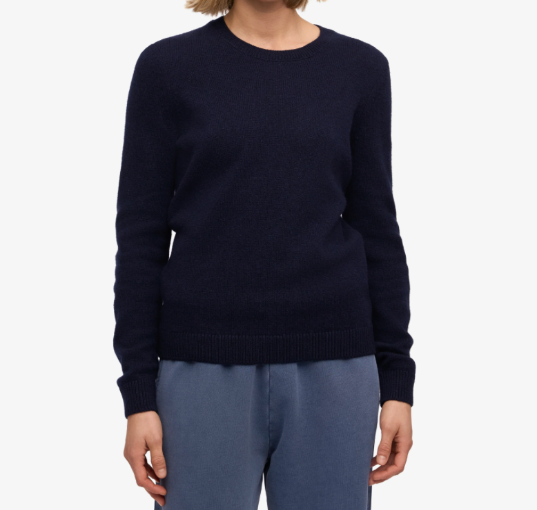 Pull en Laine Mérinos - Navy Blue