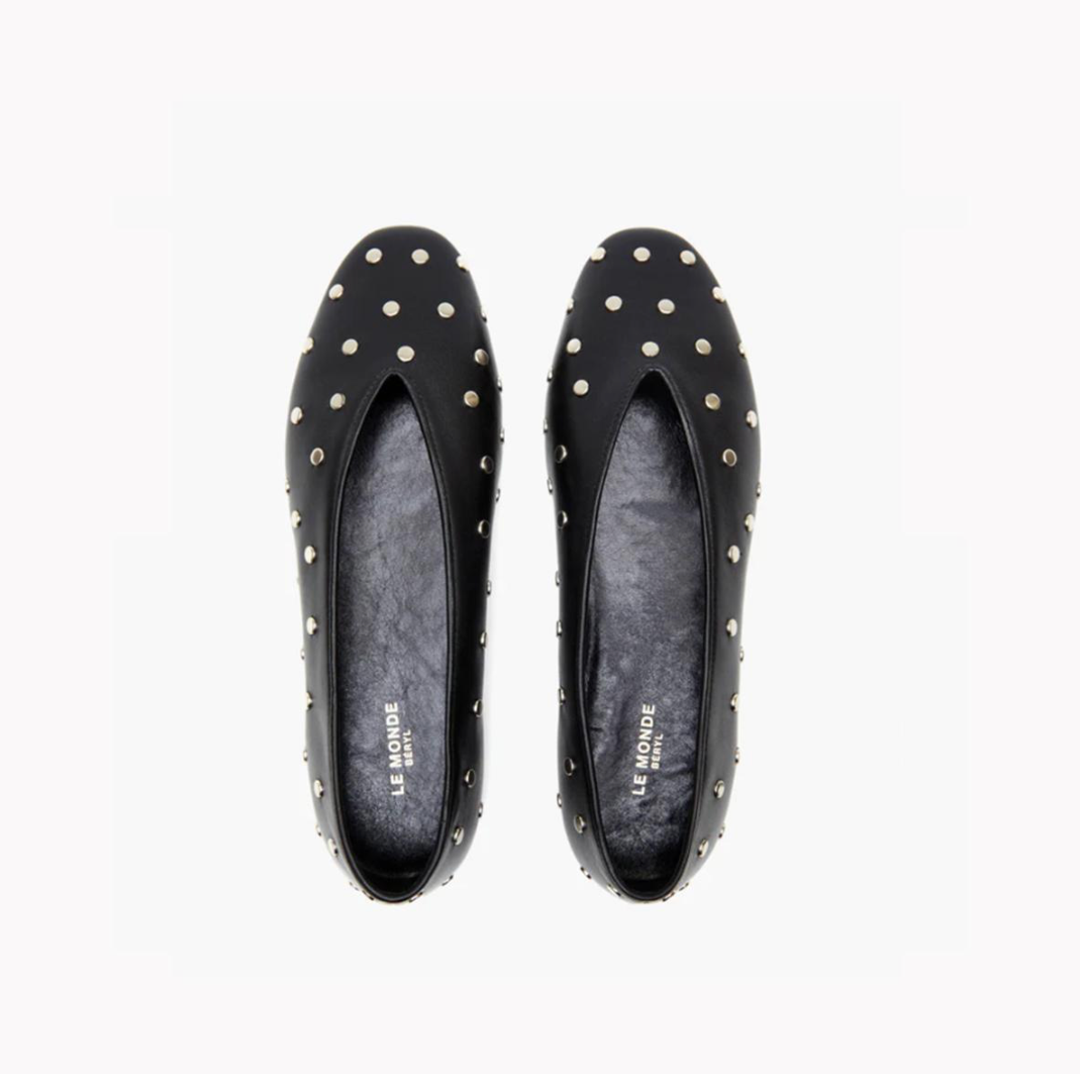 Regency Slipper Studded - Noir