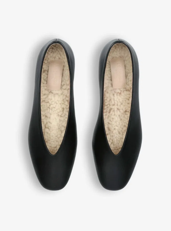 Regency Slipper Leather - Noir