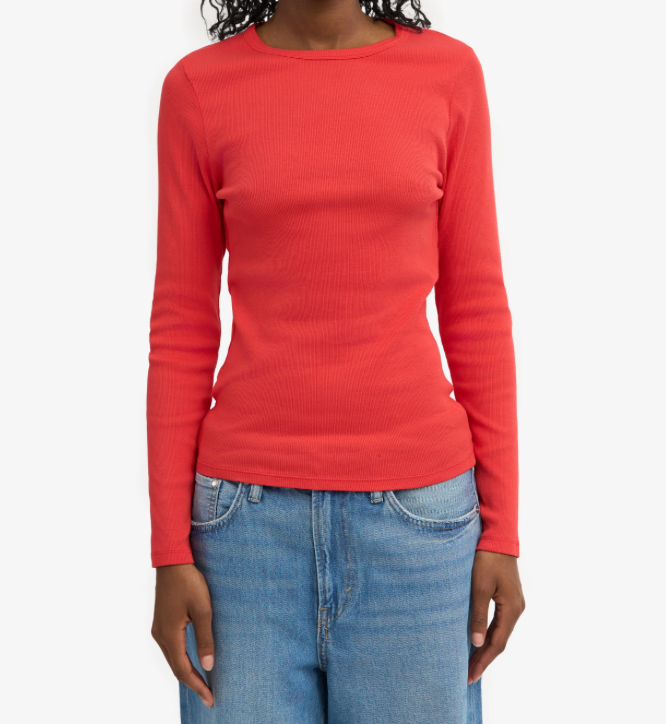 T-Shirt Manches Longues - Tangerine