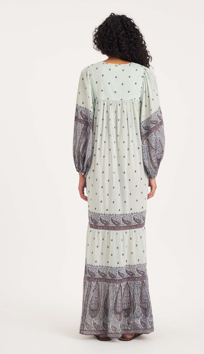 Robe Longue Johri - Aqua