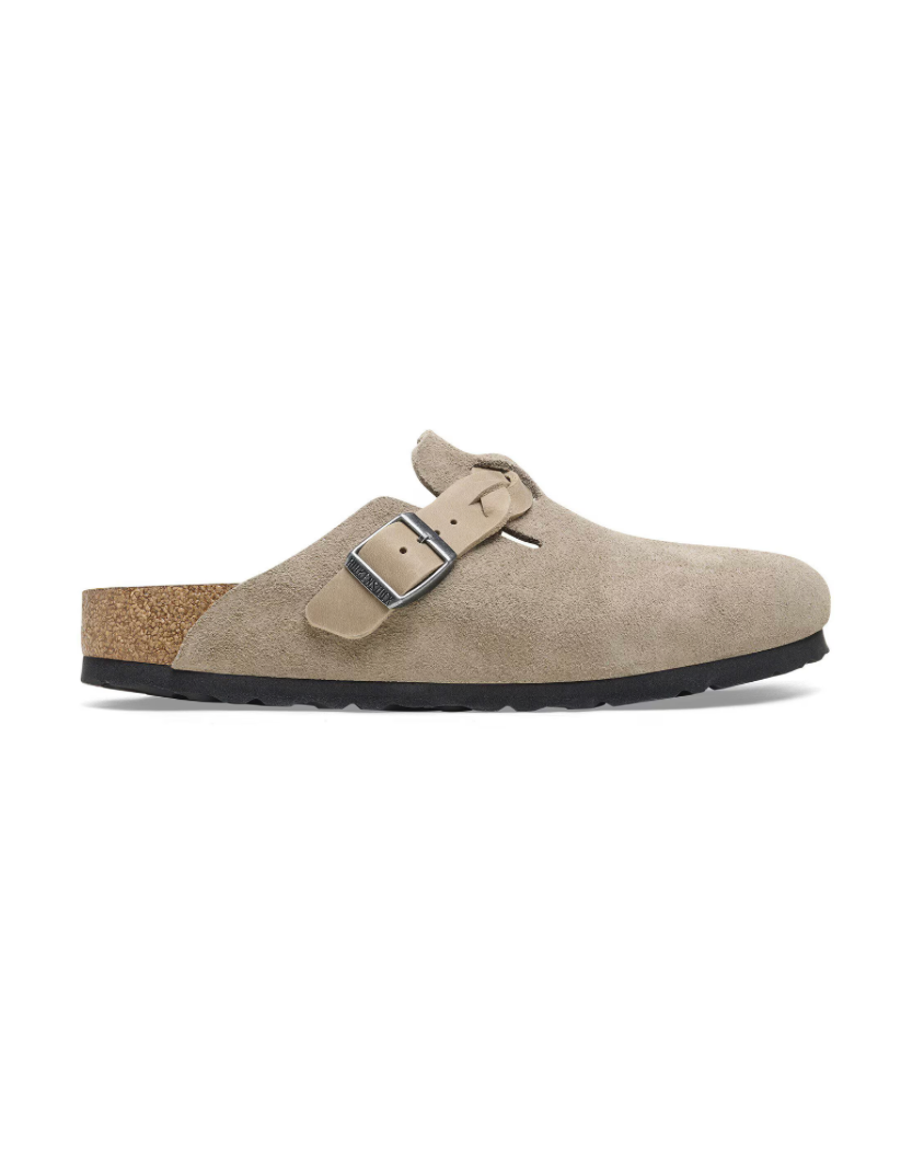 Boston Braided Suede Leather - Taupe