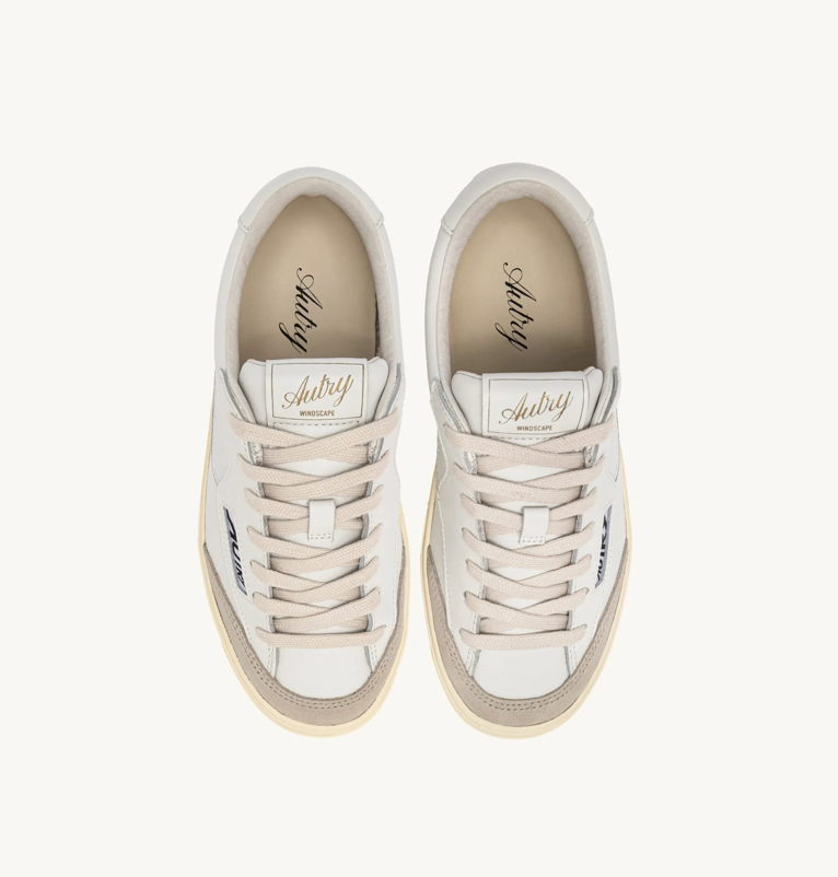 Baskets Windscape Low en Cuir - Blanc