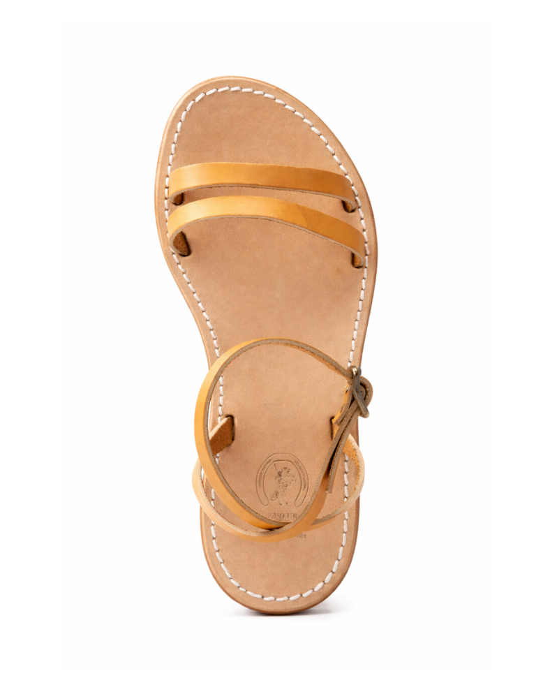 Sandales Voltaire en Cuir - Naturel