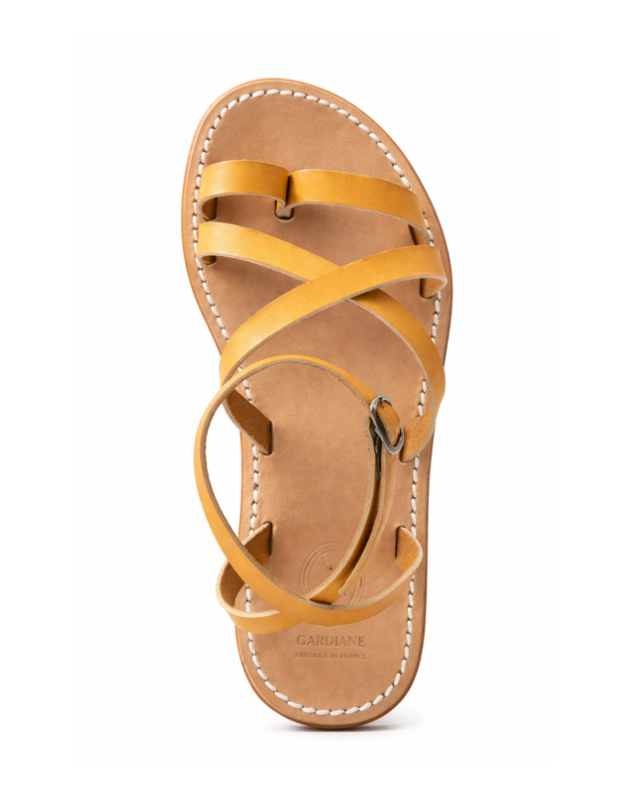 Sandales Sauve en Cuir - Naturel