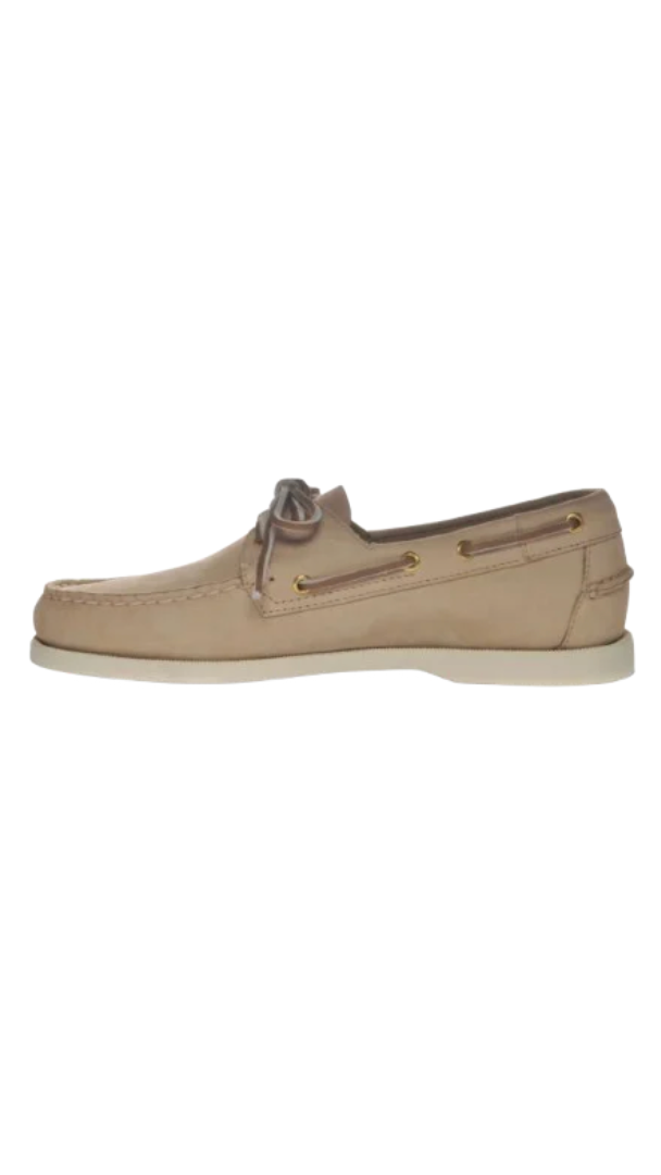 Docksides Portland Nubuck - Beige Camel
