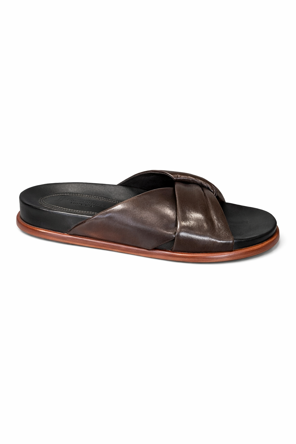 Sandales Plates - Kaki Foncé