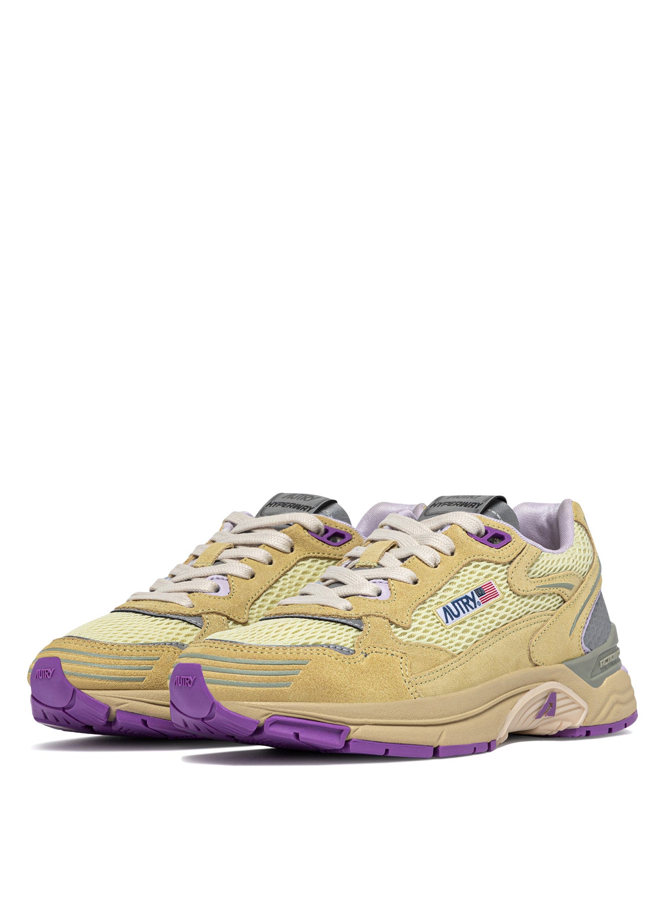 Baskets Hyperway - Vanille et Violet