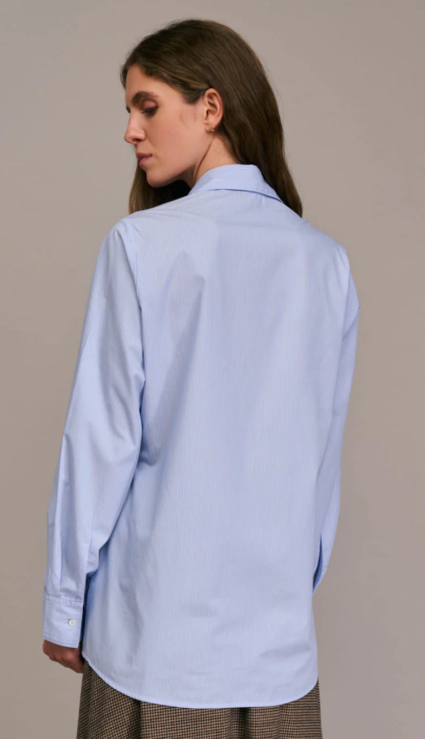 Chemise Caramba - Ciel Marine Blanc