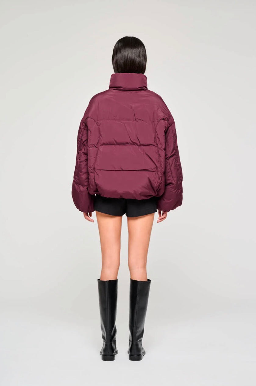 Doudoune en Nylon Réversible - Bordeaux