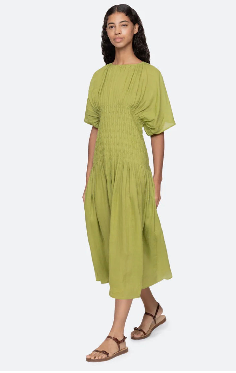 Robe Midi - Verte