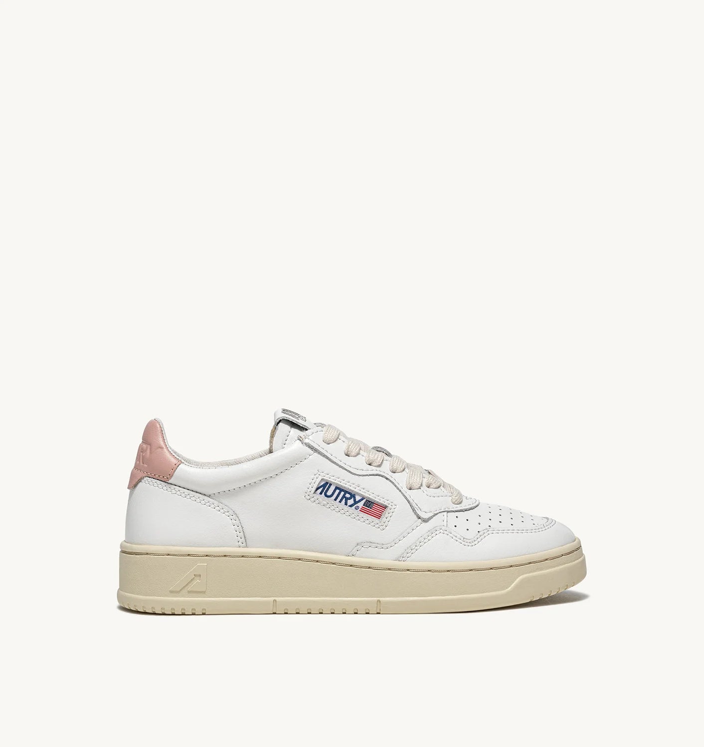 Baskets Medalist Low en Cuir - Rose