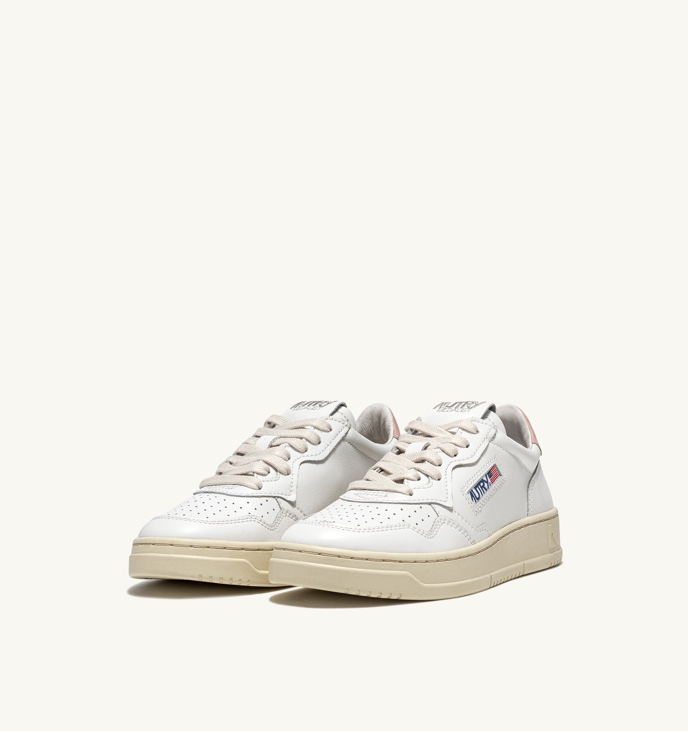 Baskets Medalist Low en Cuir - Rose