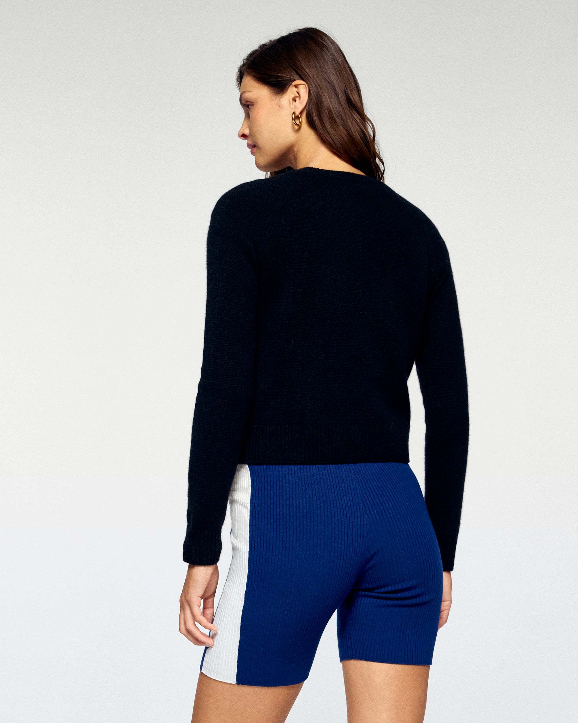 Pull Col Rond - Noir