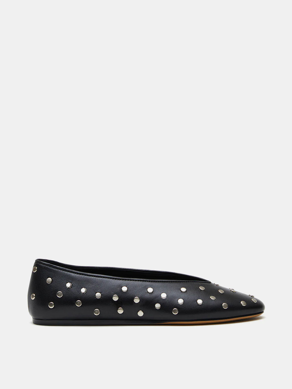 Regency Slipper Leather Studs - Noir