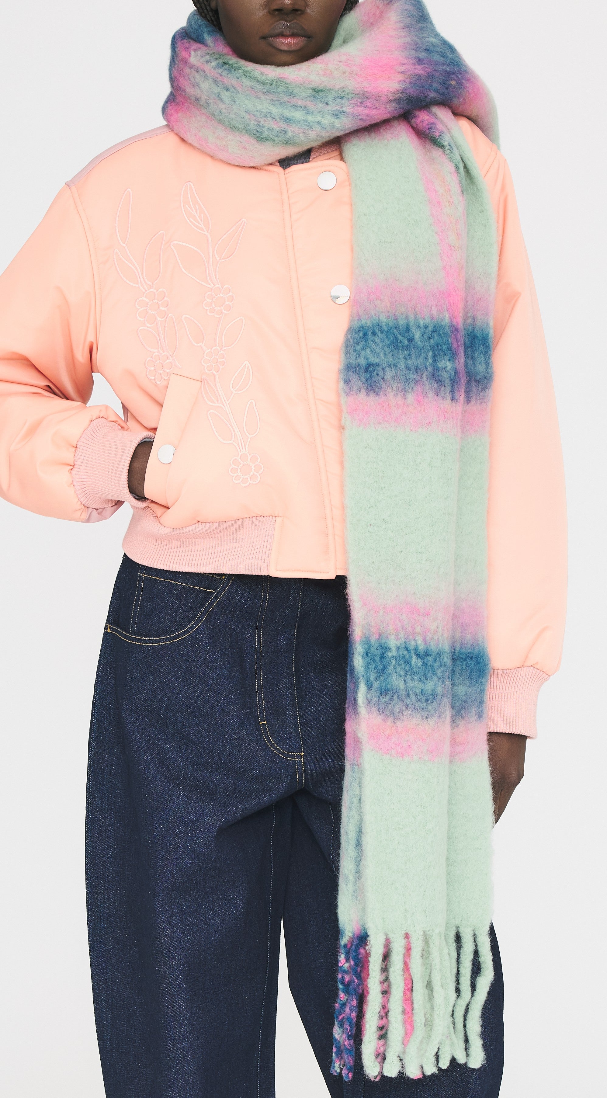 Écharpe Scarvis - Grey Pink