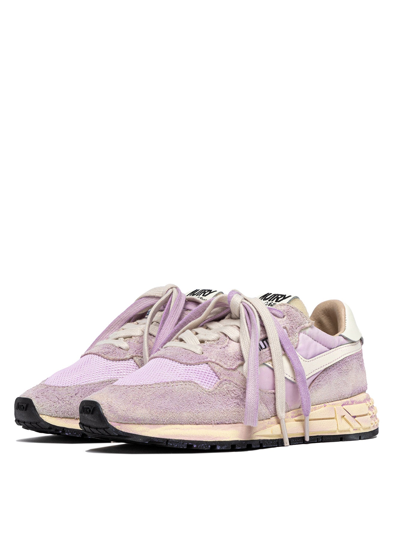 Baskets Reelwind Super Vintage en Nylon et Daim - Lilas avec Charms (Copie)