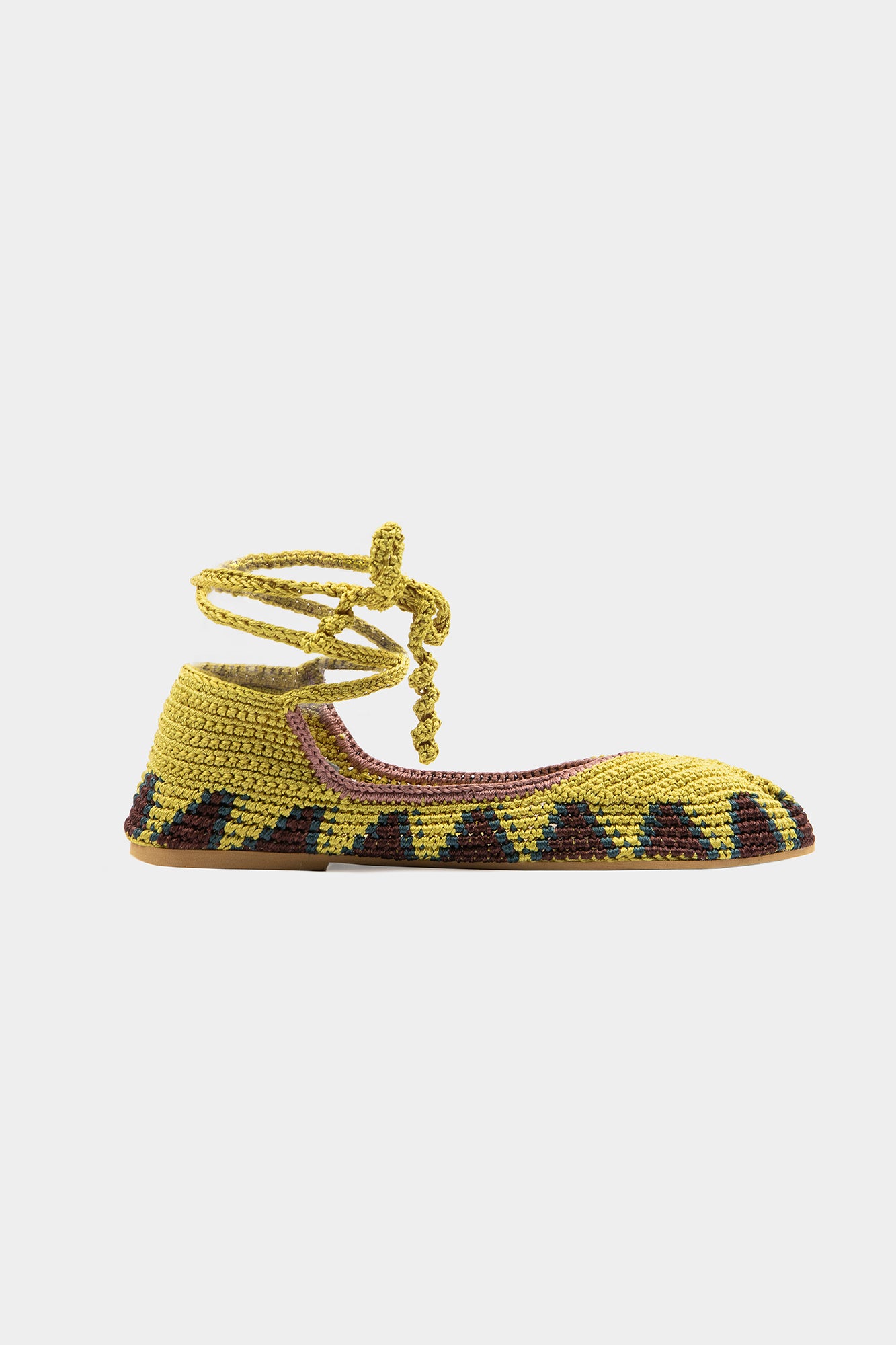 Sandales Ballerina - Jaune Moutarde