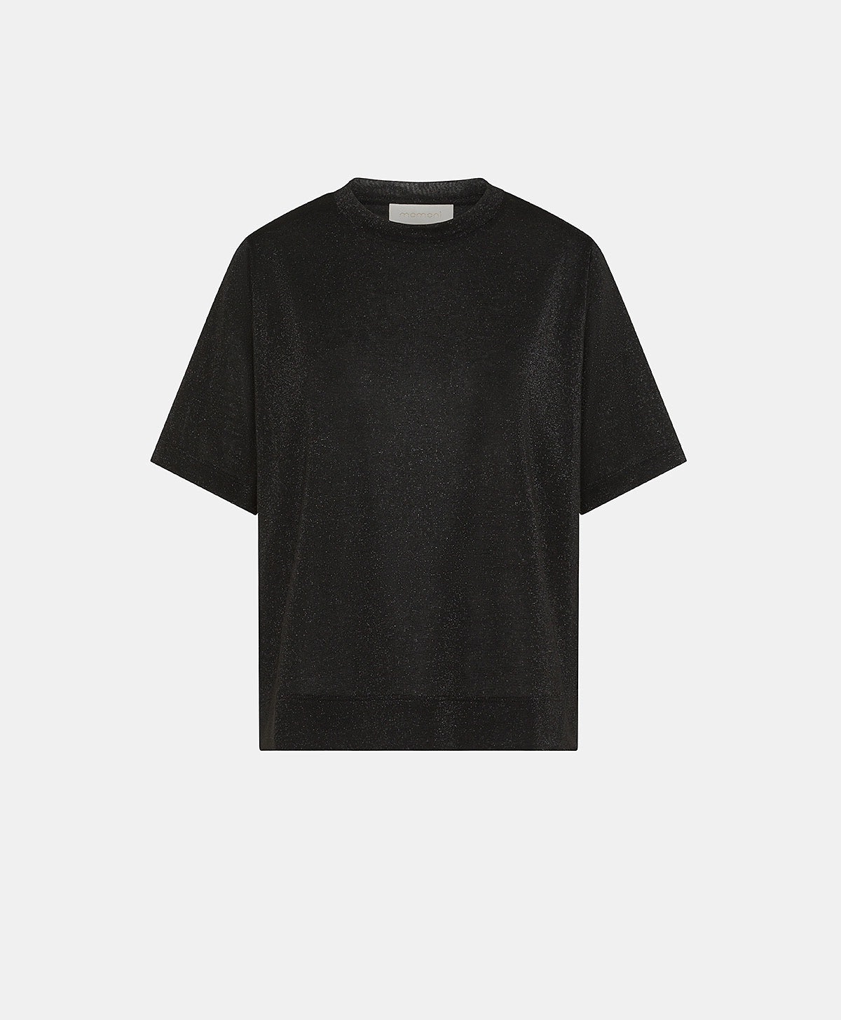 T-shirt Lora en Jersey Lurex - Noir