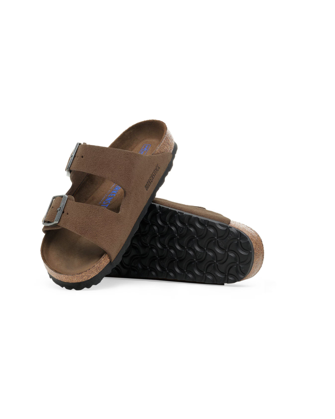 Arizona Soft Footbed Suede Leather - Dark Tea