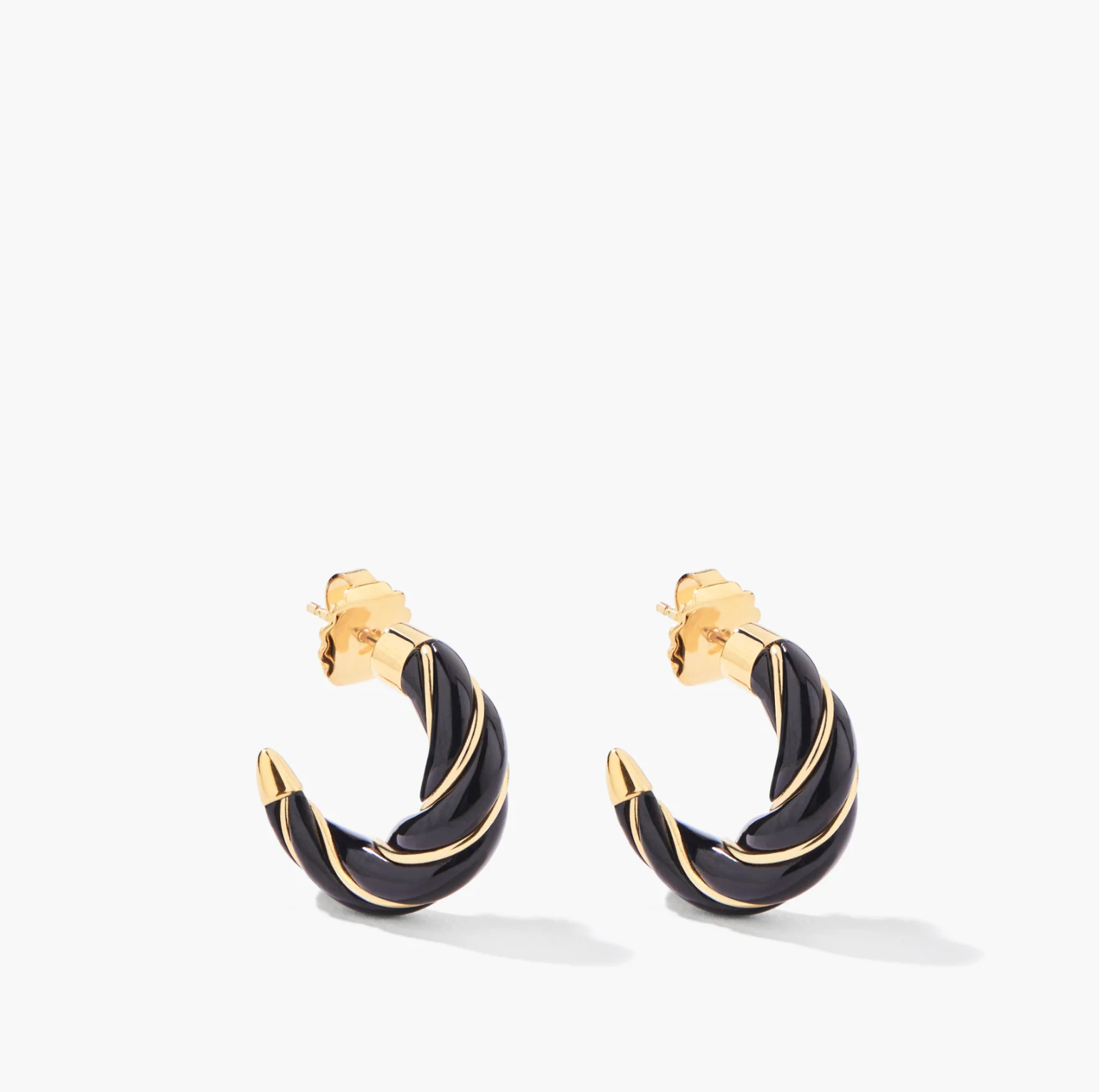 Boucles d'Oreilles Diana - Noires