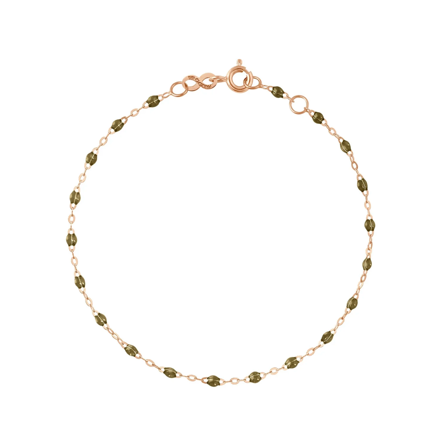 Bracelet Classique Gigi Or Rose - Kaki