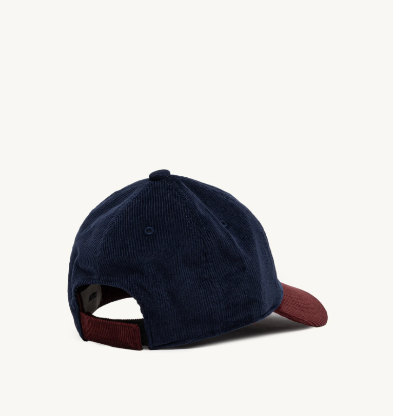 Casquette Baseball Bicolore - Bleu et Bordeaux