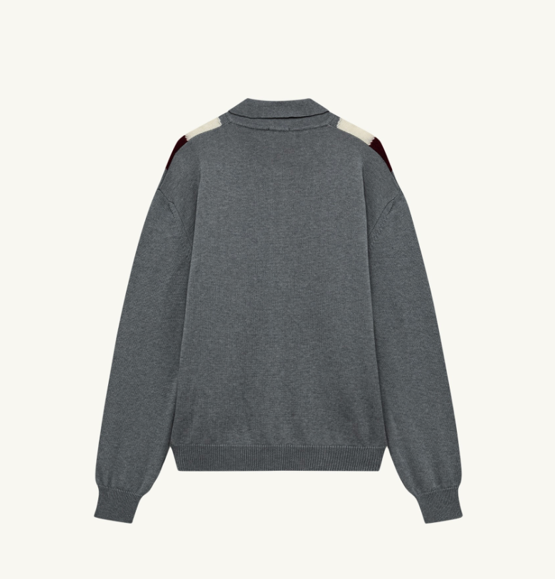 Veste en Laine Tricot - Gris