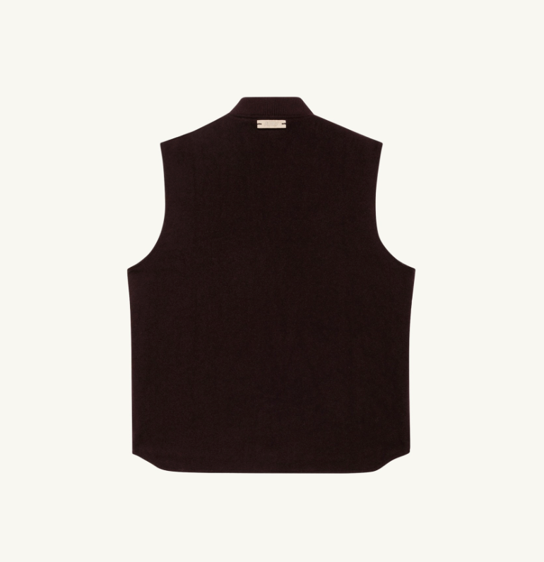 Gilet en Tissu - Bordeaux