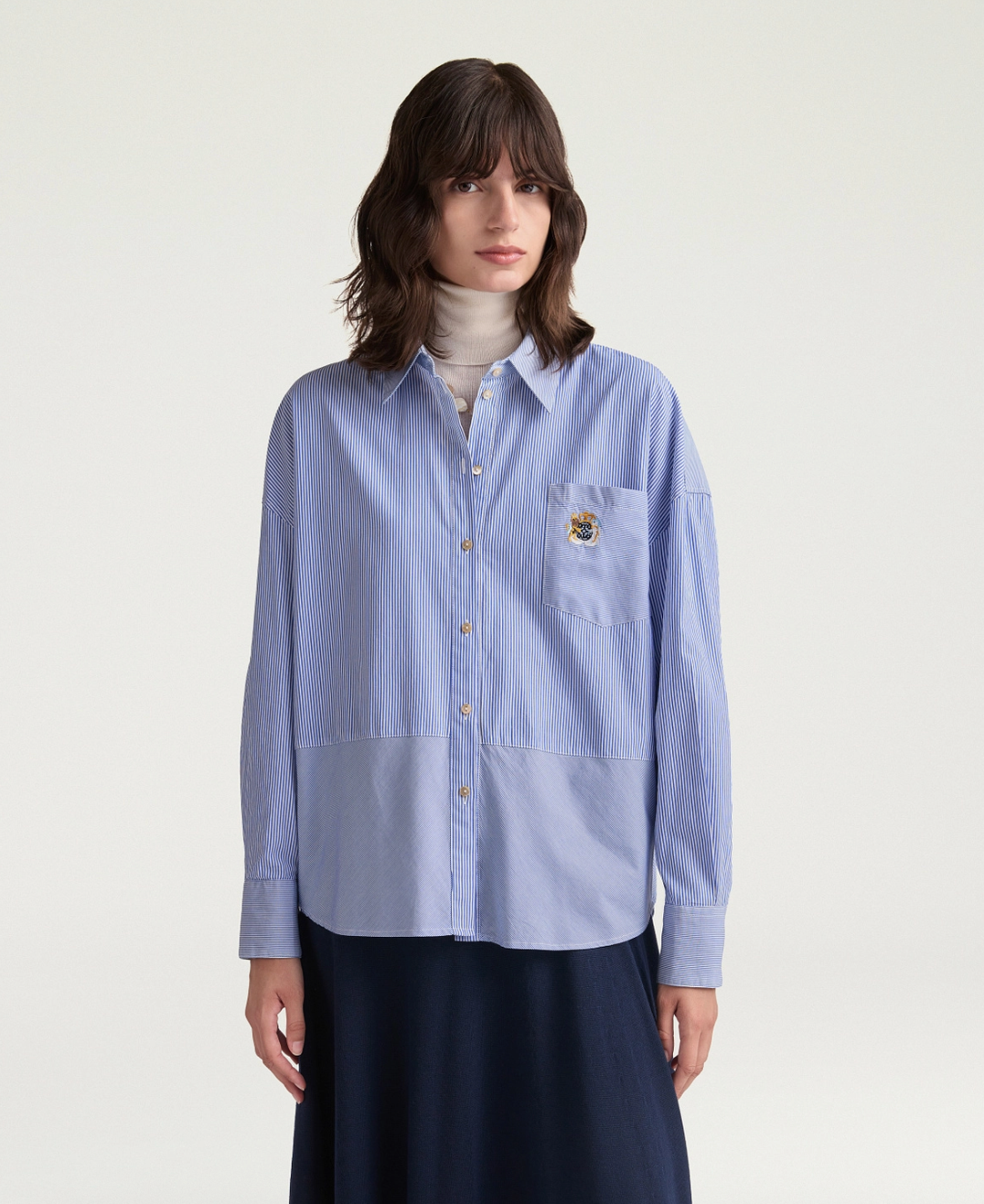 Chemisier Clare  - Bleu Clair