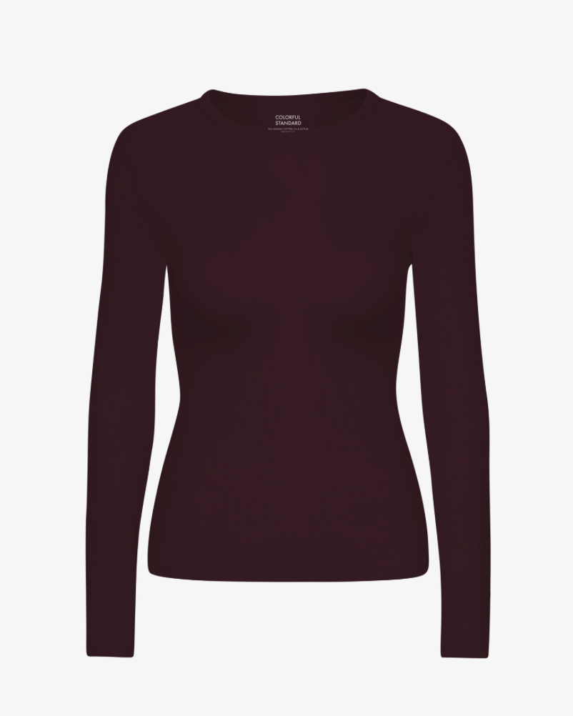 T-Shirt Manches Longues - Oxblood Red