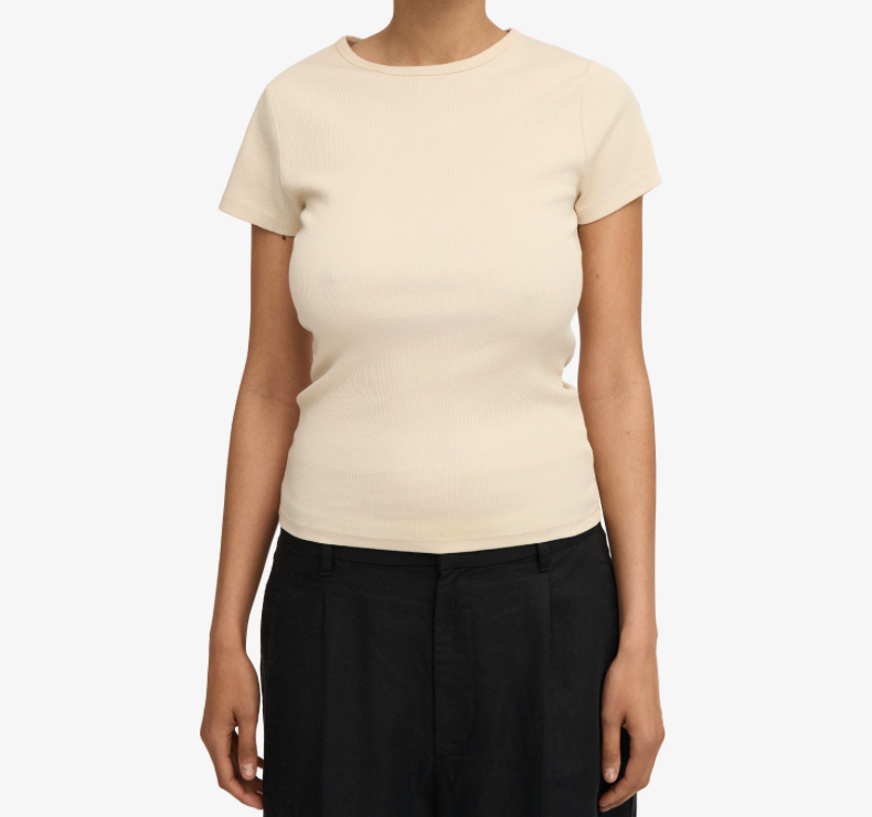 T-Shirt Manches Courtes - Ivory White