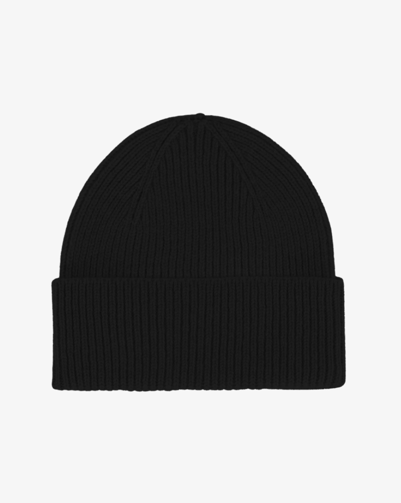 Bonnet en Laine Mérinos - Deep Black