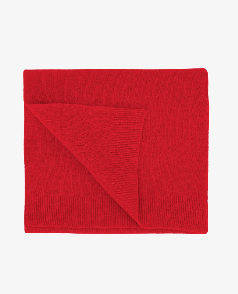 Écharpe en Laine Mérinos - Scarlet Red