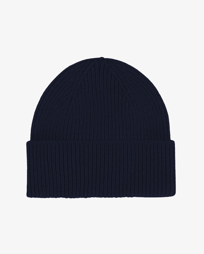 Bonnet en Laine Mérinos - Navy Blue