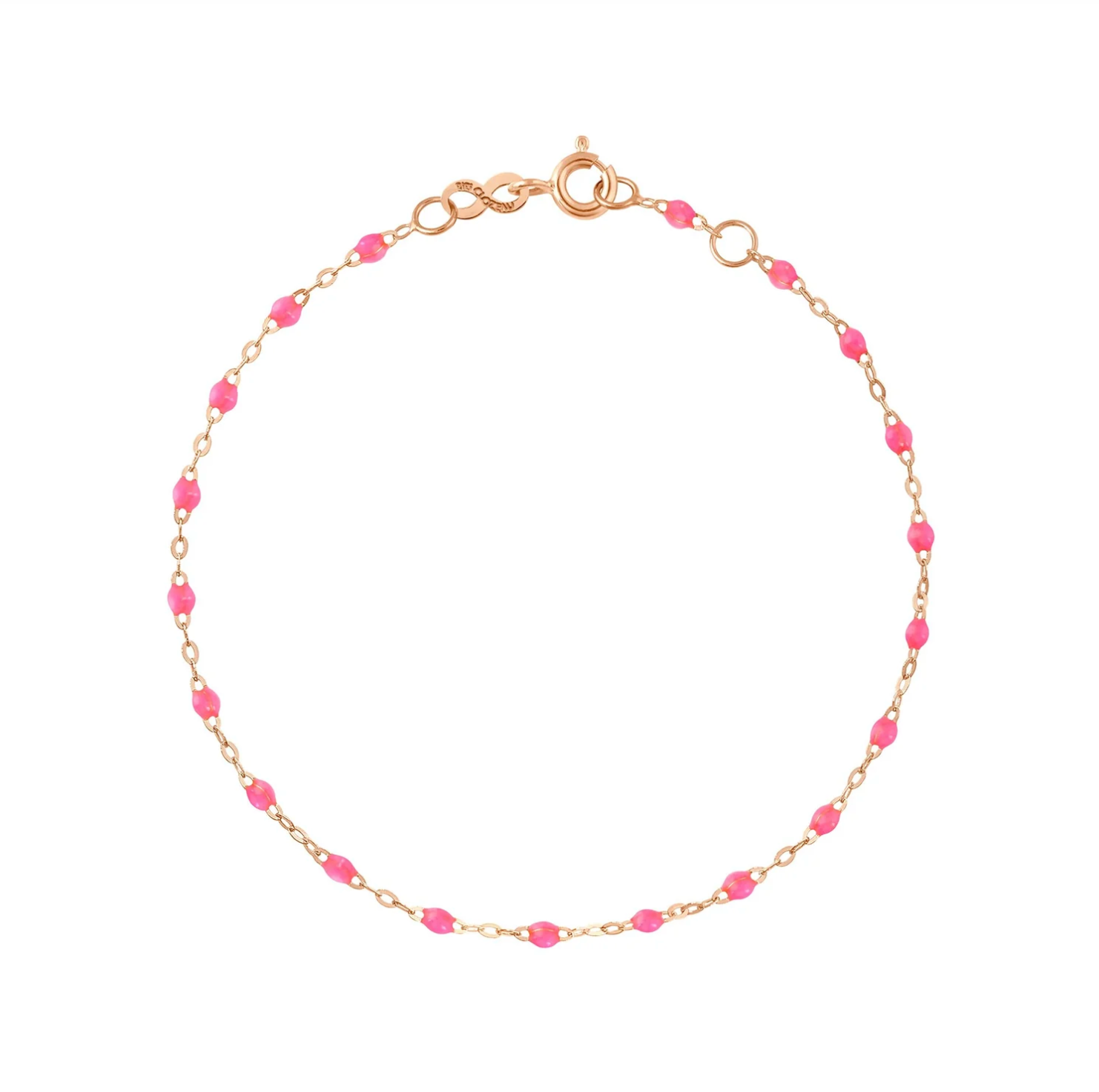 Bracelet Classique Gigi Or Rose - Rose Fluo
