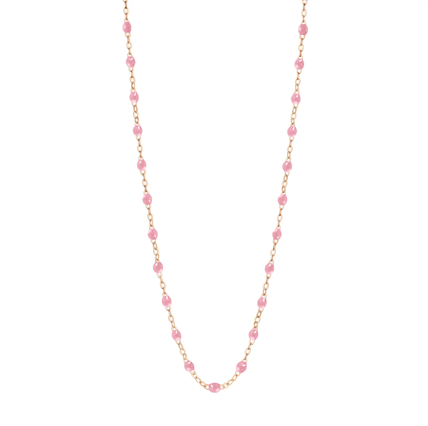 Collier Classique Gigi Or Rose - Fuchsia