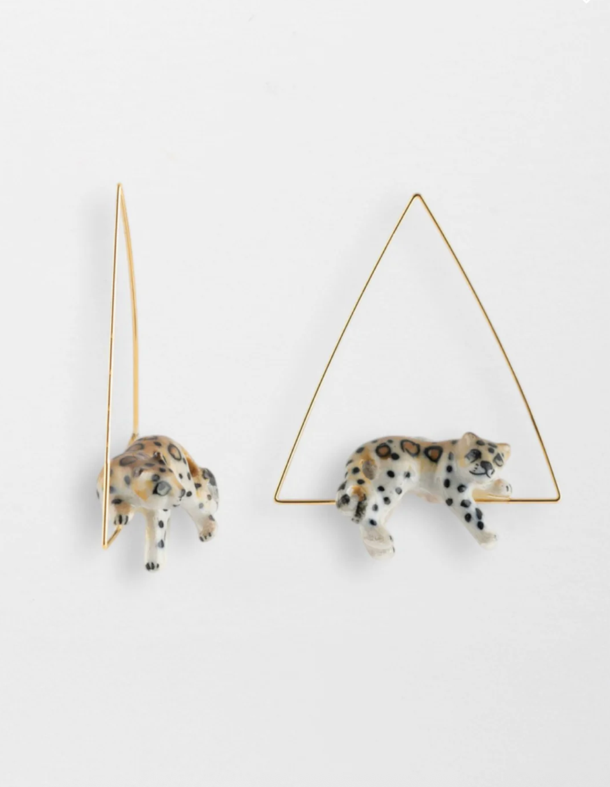 Créoles Triangle - Léopard