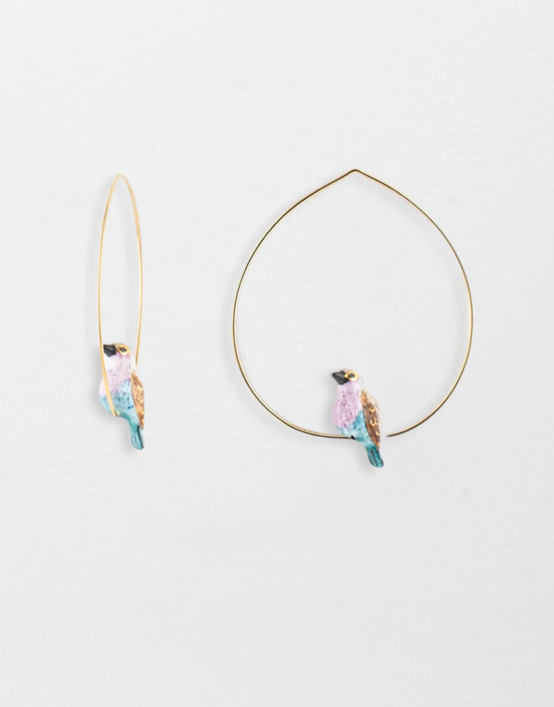 Petites créoles - Oiseau Rollier