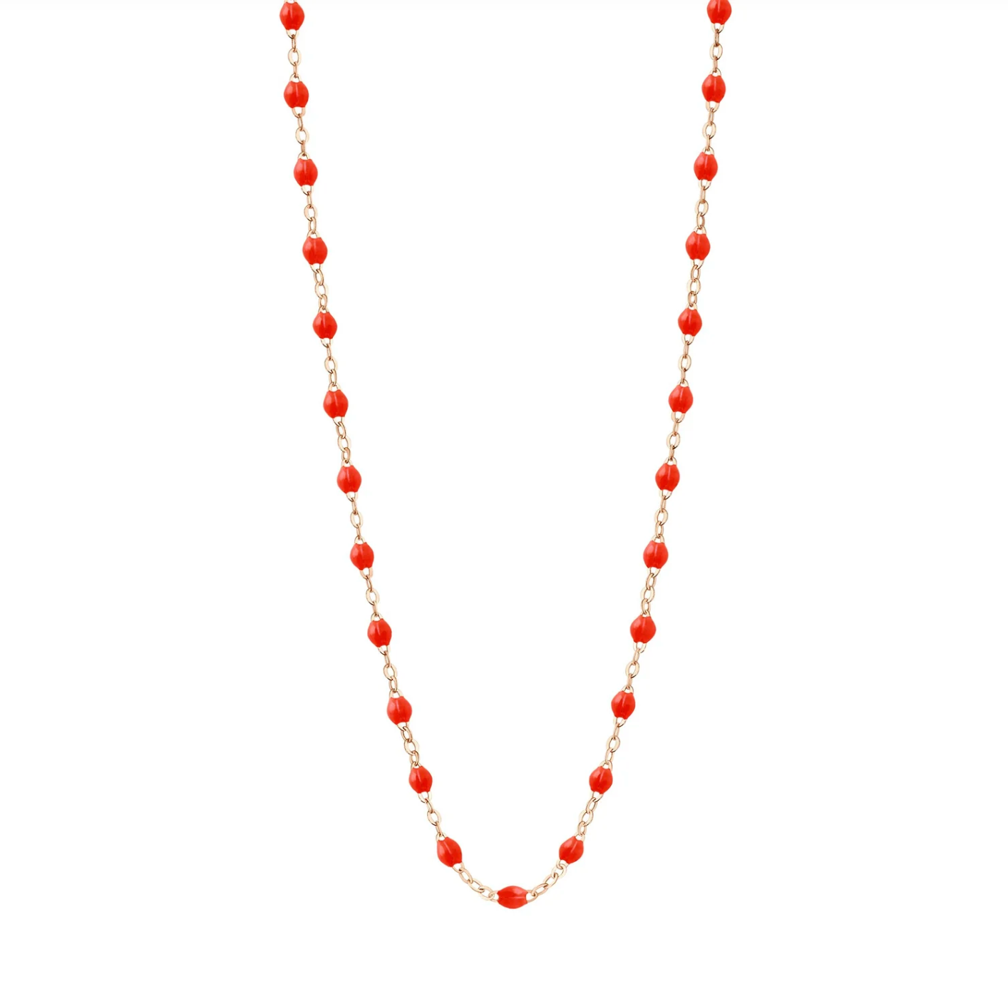 Collier Classique Gigi Or Rose - Corail