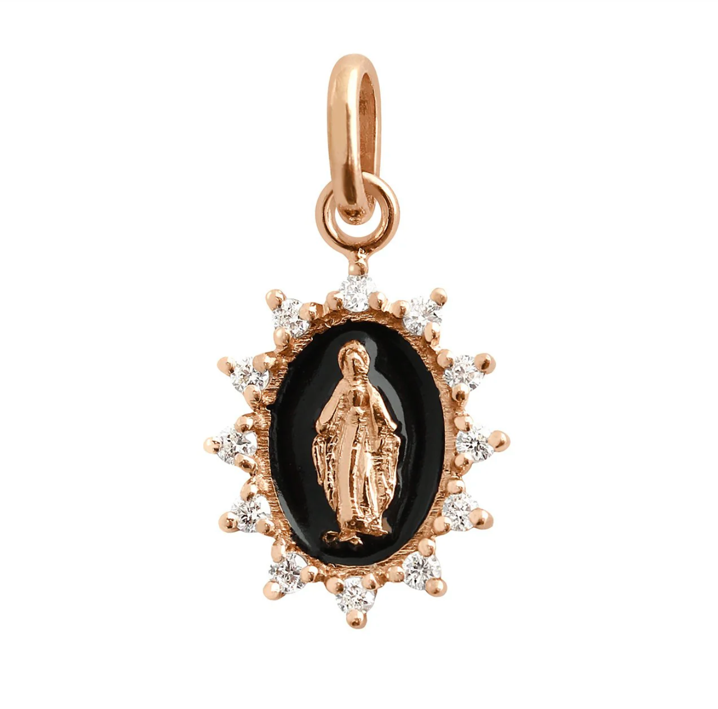 Pendentif Gigi Madone Suprême - Noir