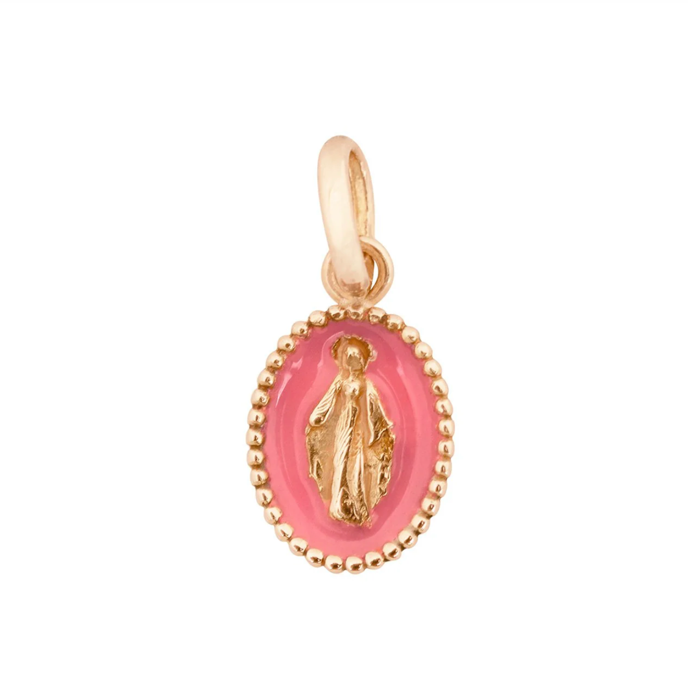 Pendentif Gigi Madone - Rose Fluo